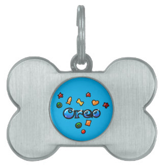 Pet's name Oreo croquettes Pet ID Tag