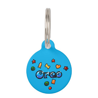 Pet's name Oreo croquettes Pet ID Tag