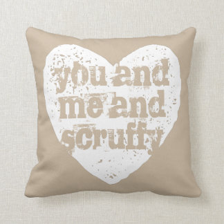 Pet's Name You and Me Throw Pillow