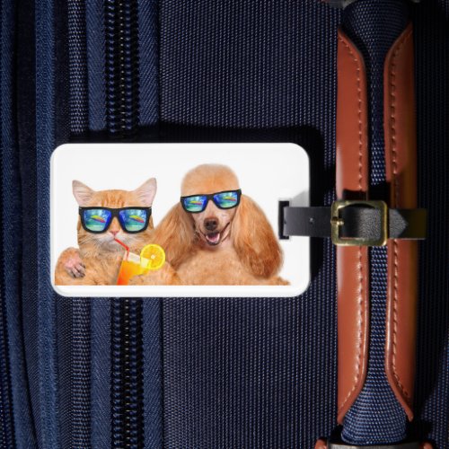 Pets On Vacation Luggage Tag
