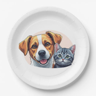 pets paper plates