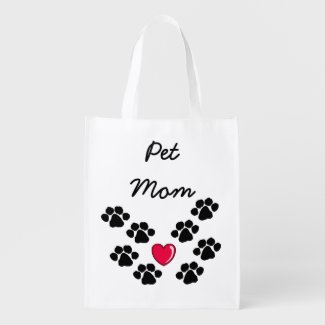 Personalized Pet Mom Tote Bags