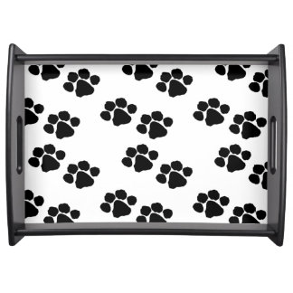 Pets Paw Prints Serving Tray