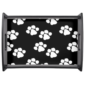 Pets Paw Prints Serving Tray