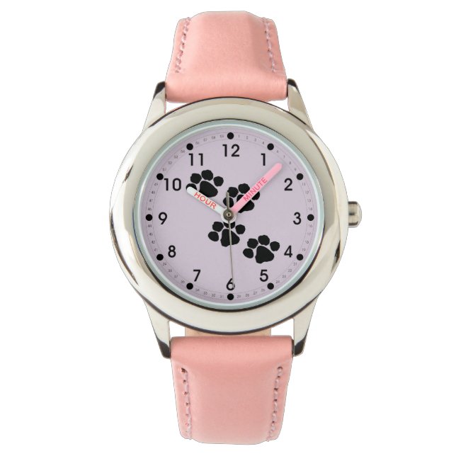 Pets Paw Prints Watch (Front)