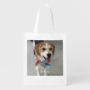 Pet's Photo or Child's Photo & Name Grocery Bag