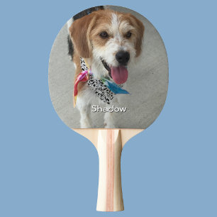 Pet's Photo or Child's Photo & Name Ping Pong Paddle