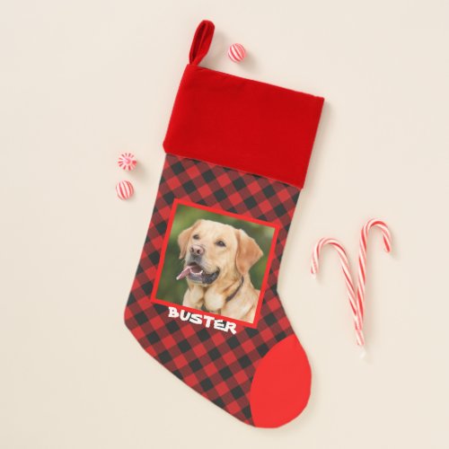 Pets Photo Traditional Christmas Patterned Christ Christmas Stocking