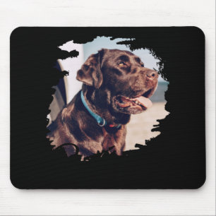 Pets Simple Modern Cool Tygraphy Name And Photo Mouse Pad