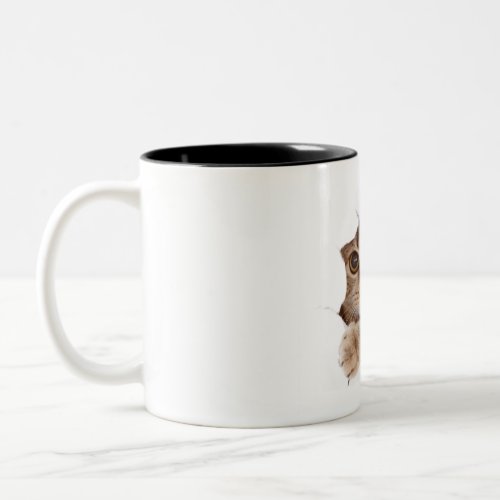 Pets Simple Modern Cool Typography  Photo Two_Tone Coffee Mug