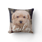 Pet's Simple Modern Elegant Chic Name and Photo