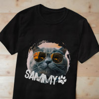 Pet's Simple Modern Grunge Cool Name and Photo