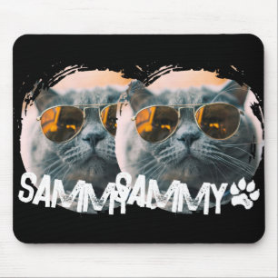 Pets Simple Modern Nge Cool Name And Photo T Shirt Mouse Pad