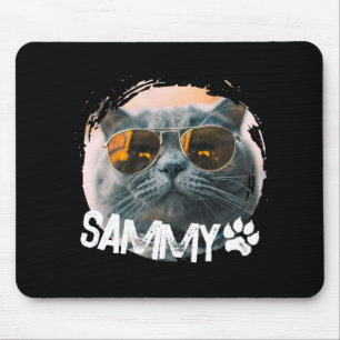 Pets Simple Modern Nge Cool Name And Photo T Shirt Mouse Pad