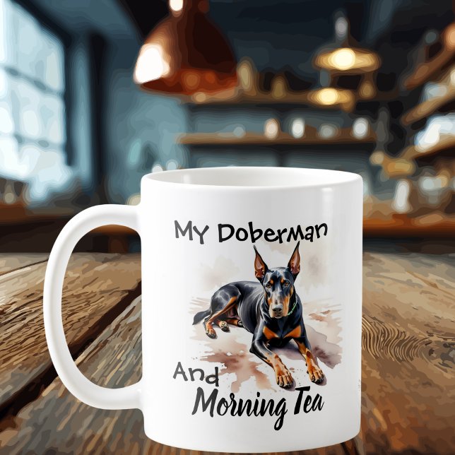 Pets Simple ''My Doberman'' Black Personalize Coffee Mug (Creator Uploaded)