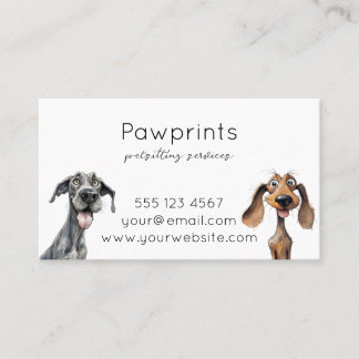 Petsitting Business Card