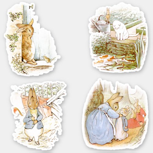 Petter Rabbit set sticker
