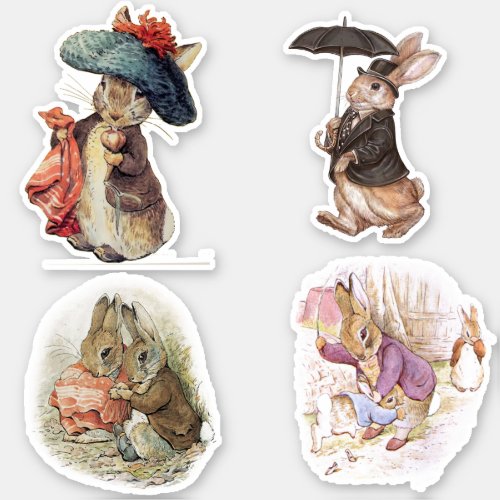 Petter Rabbit set sticker