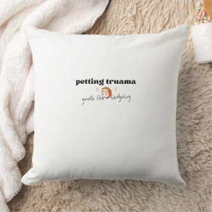 Petting Trauma Gently Like a Hedgehog soft Pillow