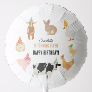Petting Zoo Party Animals Barnyard Birthday Theme Balloon