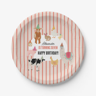 Petting Zoo Party Animals Barnyard Birthday Theme Paper Plates
