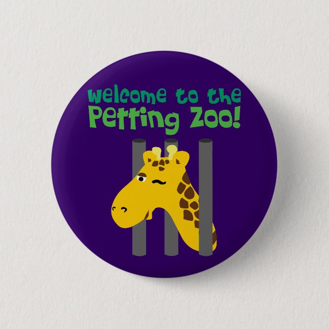 Petting Zoo Pinback Button (Front)
