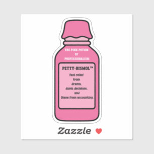 Petty-Bismol Diane from Accounting Sticker