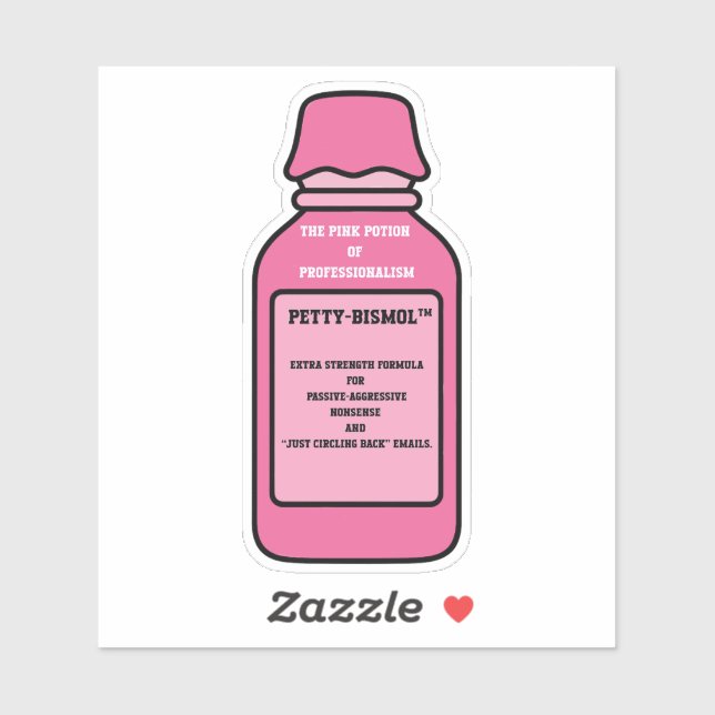 Petty-Bismol Extra Strength Office Sticker (Sheet)