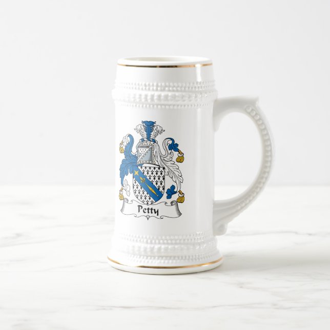 Petty Family Crest Beer Stein (Right)