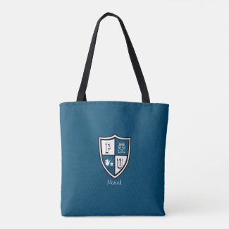 Petty University Alum grad blue personalized funny