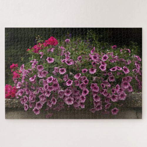 petunia and geranium flowers puzzle