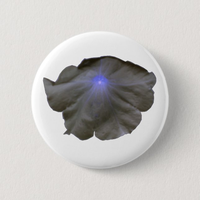 Petunia Black and Blue Button (Front)