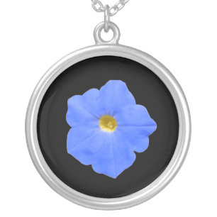 Petunia Blue and Yellow Necklace