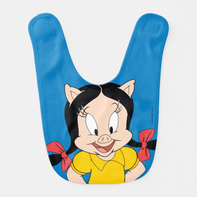 Petunia | Classic Petunia Baby Bib (Front)