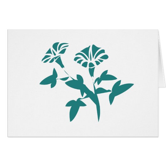 Petunia Flower Stylized (Front Horizontal)