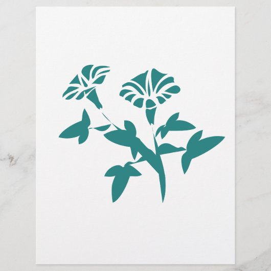 Petunia Flower Stylized (Front)