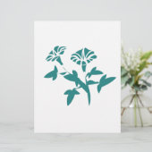 Petunia Flower Stylized (Standing Front)
