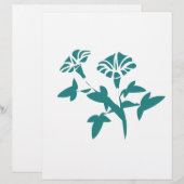 Petunia Flower Stylized (Front/Back)