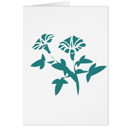 Petunia Flower Stylized Cards (Front)