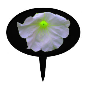 Petunia Green Glow Cake Pick