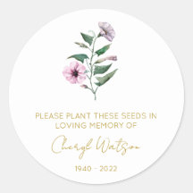 Petunia | Simple Memorial Seed Packet