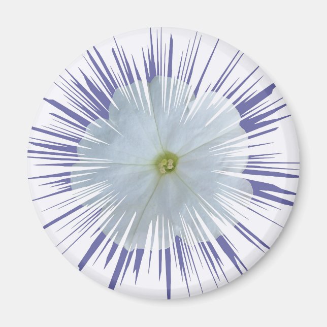 Petunia Starburst Magnet (Front)