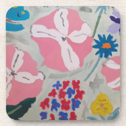 Petunia  Summer Flowers Coaster