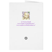 Petunia Teddy Blank Note Cards (Back)