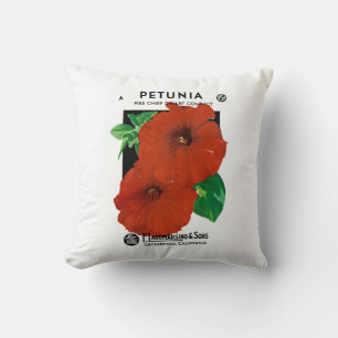 Petunia Throw Pillow