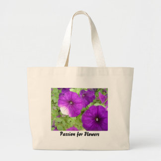 Petunia - totebag large tote bag