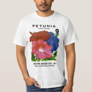 Petunia Vintage Seed Packet T-Shirt