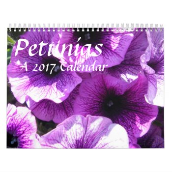 Petunias - A 20xx Calendar by BlayzeInk at Zazzle