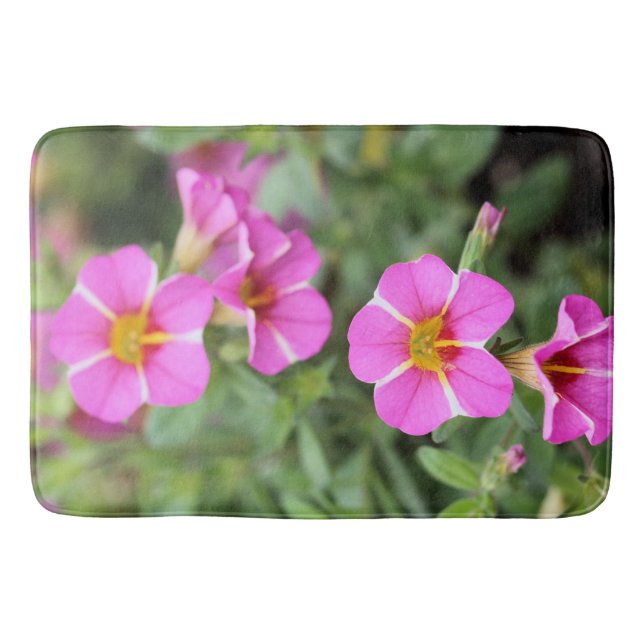 Petunias Bath Mat (Front)