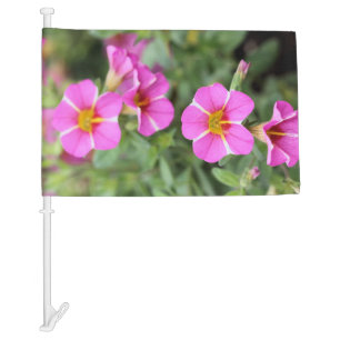 Petunias Car Flag